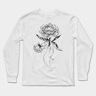 Catching Flowers Long Sleeve T-Shirt